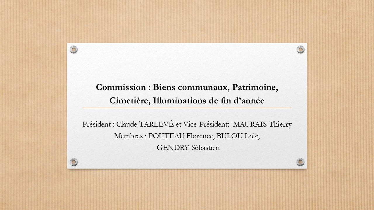commissions communales 1
