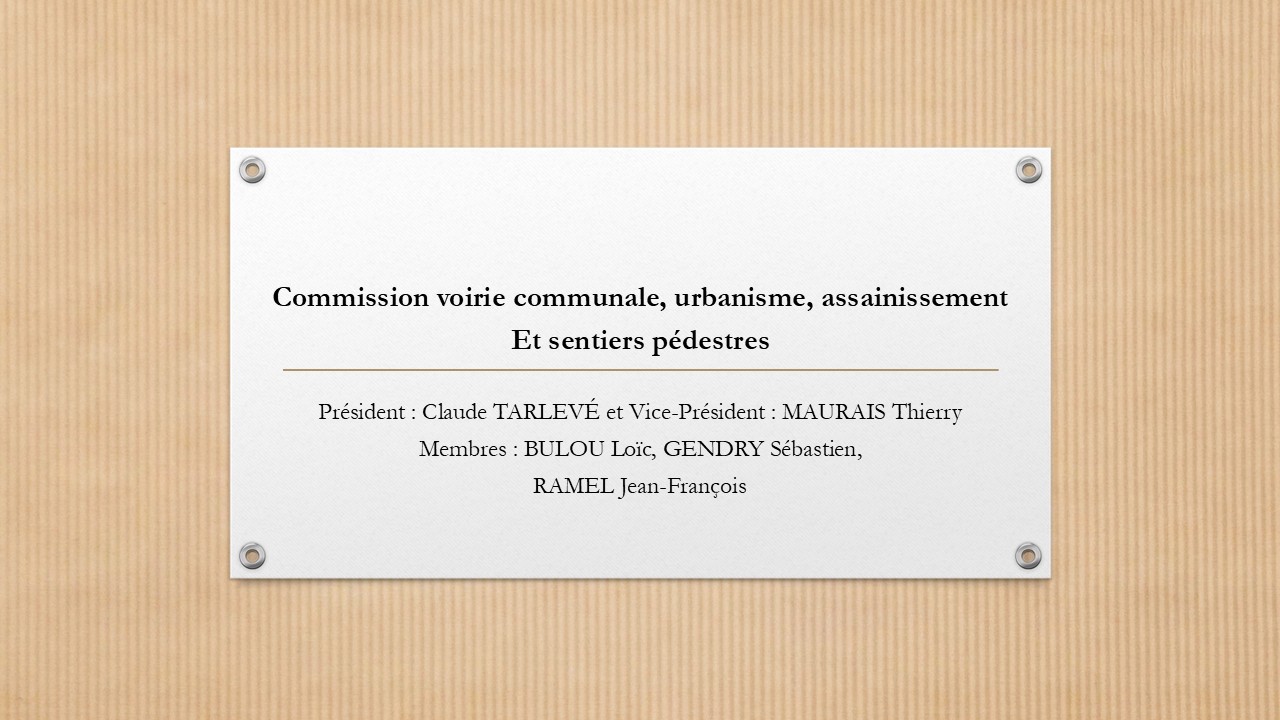 commissions communales 2